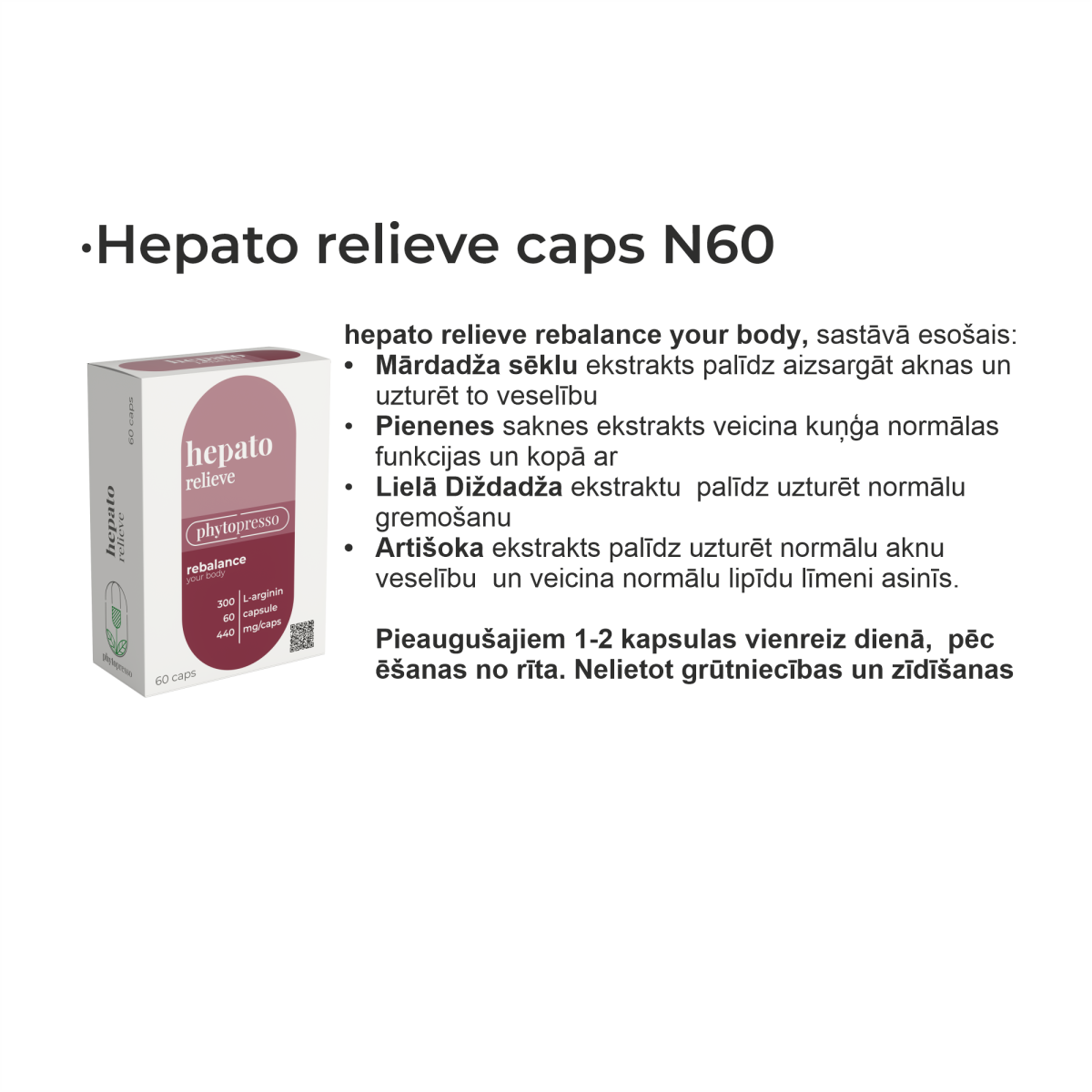 Ingredients capsules hepato relieve square